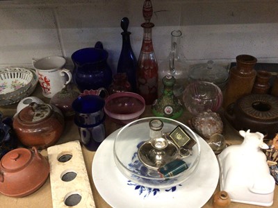 Lot 230 - Antique and later china and glass, together with other sundries and collectables