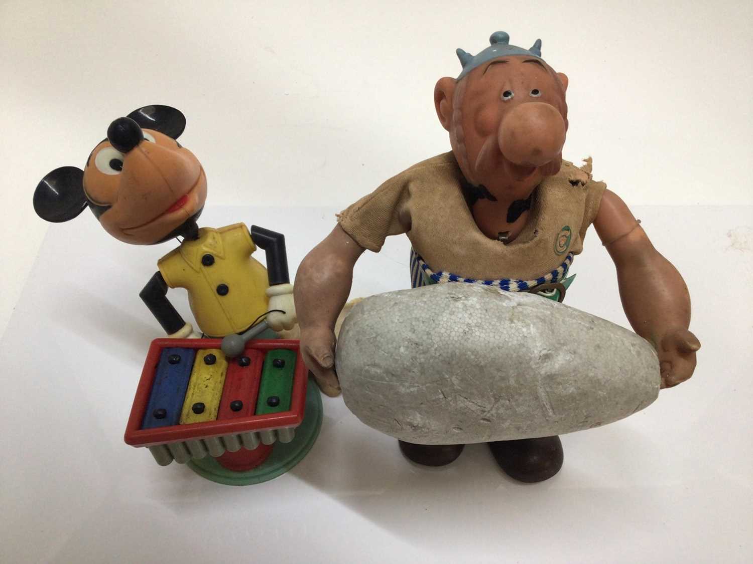 Lot 1805 - Plastic and Rubber figures including Mickey Mouse, Popeye and Olive Oil and others.