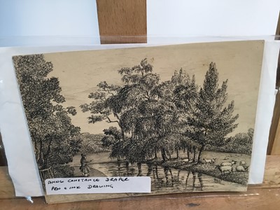 Lot 240 - Anne Constance Draper (19th century) group of drawings