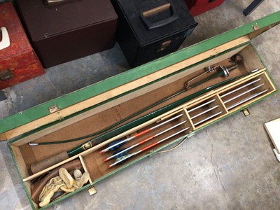 Lot 485 - Access & Pollock Ltd Apollo Falcon bow and arrow set in wooden case