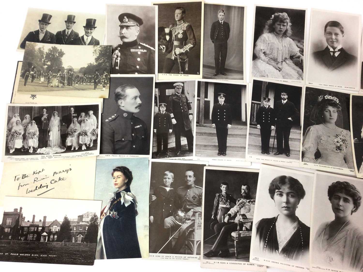 Lot 86 - A collection of early 20th century Royal postcards, English and European including King George V and family, The Tsar , The King of Spain etc (30 +)