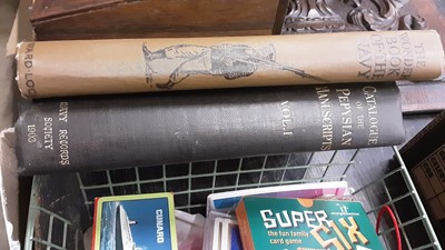 Lot 245 - Three boxes of books, including many volumes from the Navy Records Society