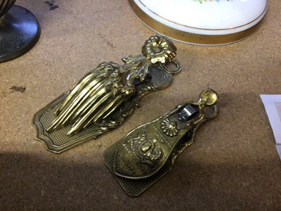 Lot 173 - Two Merry Phipson brass letter clips