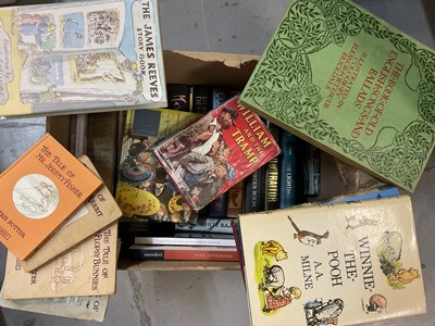 Lot 576 - Two boxes of books, antique reference, Constable, auction catalogues and other books