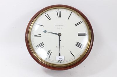 Lot 970 - Good quality 19th century wall clock