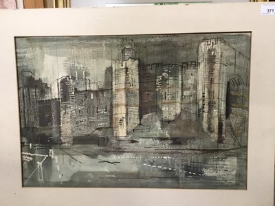 Lot 371 - After John Piper print of a castle and sundry pictures