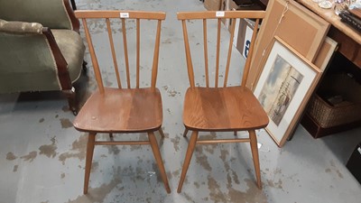 Lot 1029 - Two Ercol side chairs