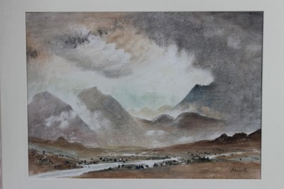 Lot 161 - Vivian Pitchforth RA (1895-1982), watercolour landscape