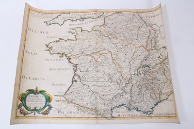 Lot 849 - Nicholas Sanson - La Gaule en quartre Regions - France in Roman Times