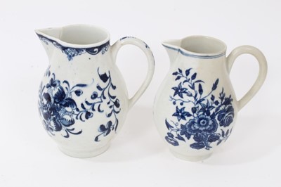 Lot 108 - 18th century blue and white Worcester porcelain