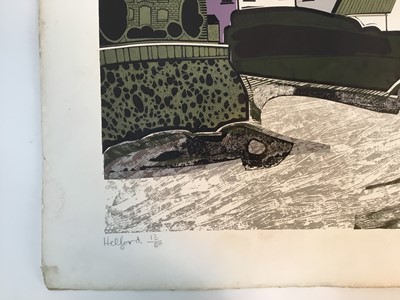 Lot 123 - Graham Clarke (b.1941) print - Helford, signed and numbered 13/50