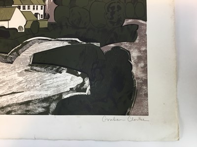 Lot 124 - Graham Clarke (b.1941) print - Helford, signed and numbered 42/50