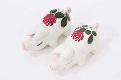 Lot 268 - Three Plichta models of pigs