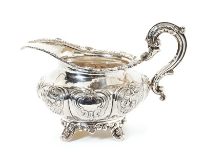 Lot 424 - Victorian Irish silver milk jug