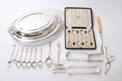 Lot 428 - Selection of miscellaneous 19th/20th century silver