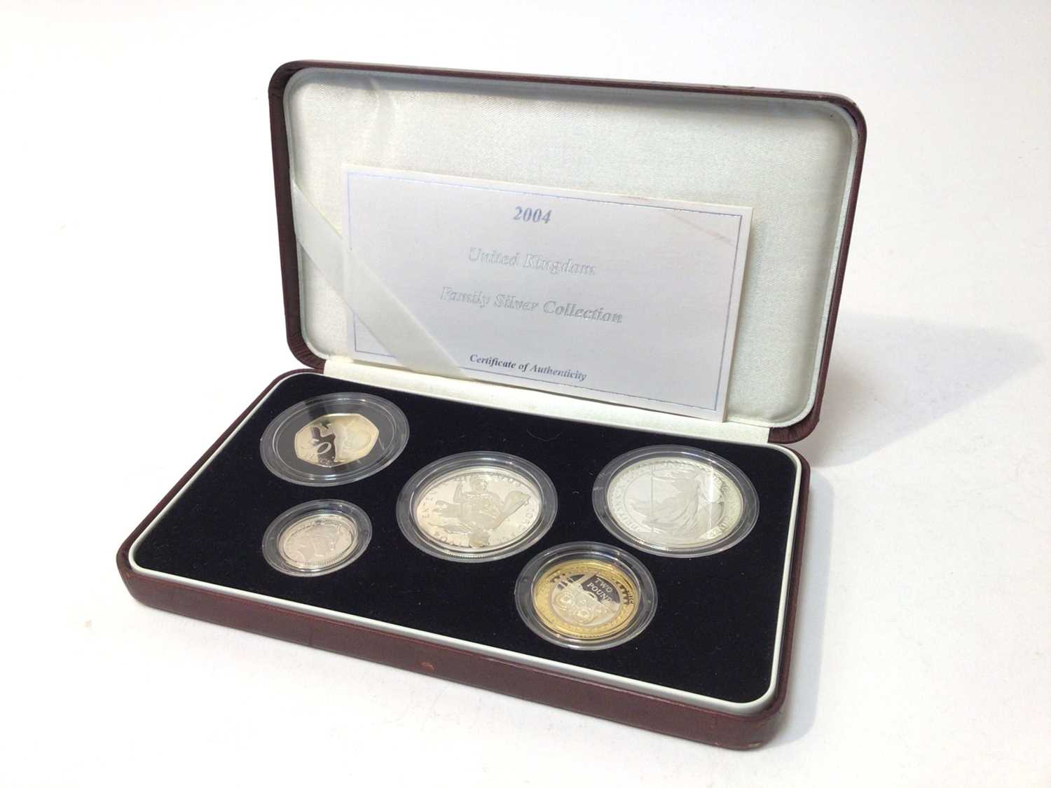 Lot 412 - G.B. - The Royal Mint Five Coin Silver Proof