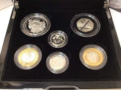 Lot 413 - G.B. - The Royal Mint Six Coin Silver Proof Commemorative Coin Set 2014 (cased with Certificate of Authenticity) (1 coin set)