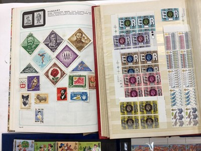 Lot 1435 - Stamps- Two boxes of presentation packs, stamp albums and other stamps.