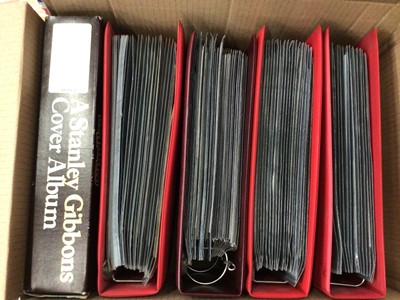 Lot 1435 - Stamps- Two boxes of presentation packs, stamp albums and other stamps.