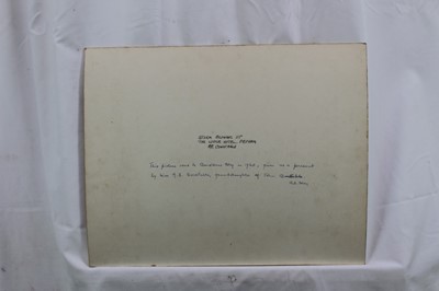 Lot 1166 - Arawhinoa Ella Constable (1893-1966) watercolour - 'Storm Blowing Up, The Lodge Hotel. Dedham', initialled, titled and inscribed with 1962 provenance verso, 25cm x 35cm, mounted