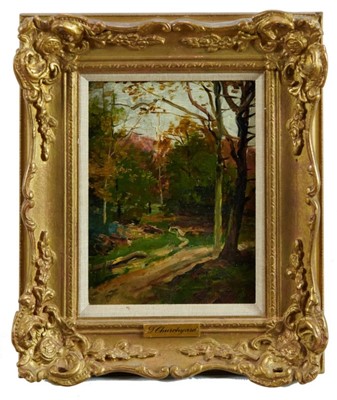 Lot 1144 - Attributed to Thomas Churchyard oil on board, landscape