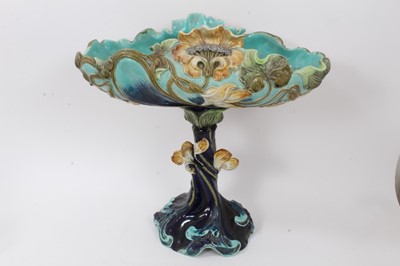 Lot 325 - William Schiller Art Nouveau pottery epergne