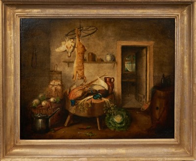 Lot 1189 - Benjamin Blake (c. 1770-1830) oil on panel - The game larder