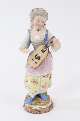 Lot 324 - Small 19th century Meissen porcelain figure