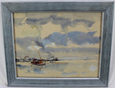 Lot 1180 - Jean Alexander watercolour - Southend-on-Sea, 1965, in glazed frame