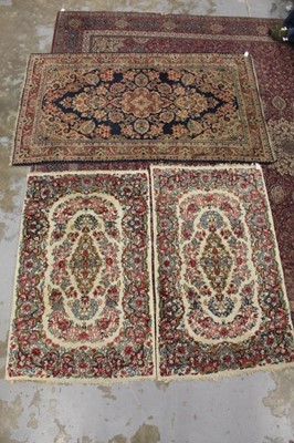 Lot 1431 - Pair of Eastern rugs together with one other