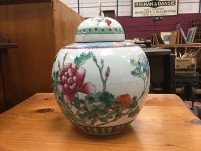 Lot 49 - Chinese porcelain ginger jar and cover