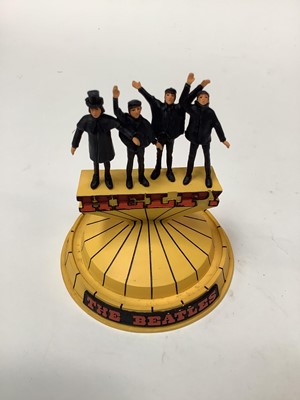 Lot 2504 - Complete collection of six limited edition Franklin Mint Beatles collectors ornaments in glass domes