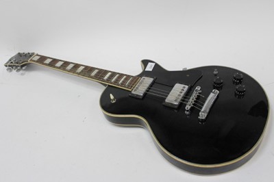 Lot 2307 - 1970s/1980s Japanese LP Eros electric guitar and a Satellite electric guitar, both from same factory (2)