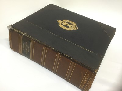 Lot 1785 - History of the Royal Irish Rifles, by Lt. Col. George B. Laurie, published 1944, limited edition no 63 of 82 copies - with coloured plates, 24 half tone and black and white illustrations, and 15 fo...