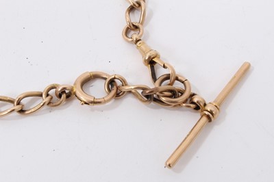 Lot 176 - Victorian 15ct gold watch chain