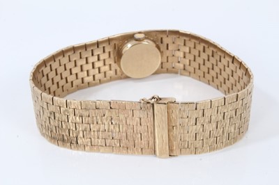 Lot 179 - Ladies vintage Bueche- Girod 9ct gold wristwatch