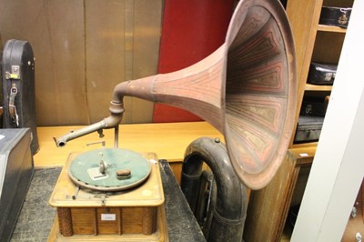 Lot 2323 - Vintage Gramophone and horn