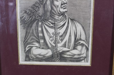 Lot 137 - 16th Century Engraving- ‘Atahualpa 1584’ from ‘Les Vrais portraits et vies des hommes illustres’, Paris 1584