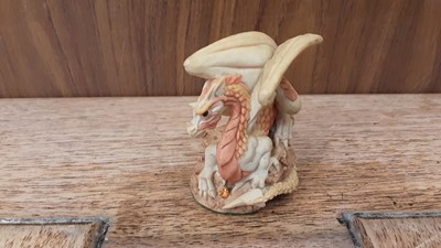 Lot 1173 - Collection of 29 resin dragons including Enchantica