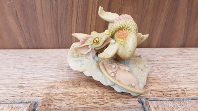 Lot 1173 - Collection of 29 resin dragons including Enchantica