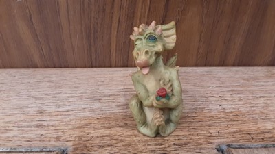 Lot 1173 - Collection of 29 resin dragons including Enchantica