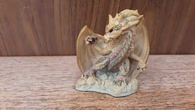 Lot 1173 - Collection of 29 resin dragons including Enchantica