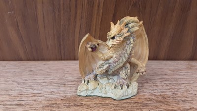 Lot 1173 - Collection of 29 resin dragons including Enchantica