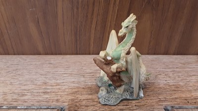 Lot 1173 - Collection of 29 resin dragons including Enchantica