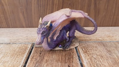 Lot 1173 - Collection of 29 resin dragons including Enchantica