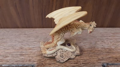 Lot 1173 - Collection of 29 resin dragons including Enchantica