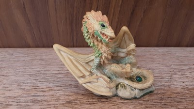 Lot 1173 - Collection of 29 resin dragons including Enchantica