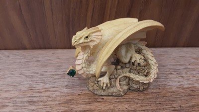 Lot 1173 - Collection of 29 resin dragons including Enchantica