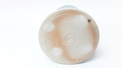 Lot 1181 - Steve Harrison studio pottery salt glazed mug/tankard, dated 1999, 10cm high