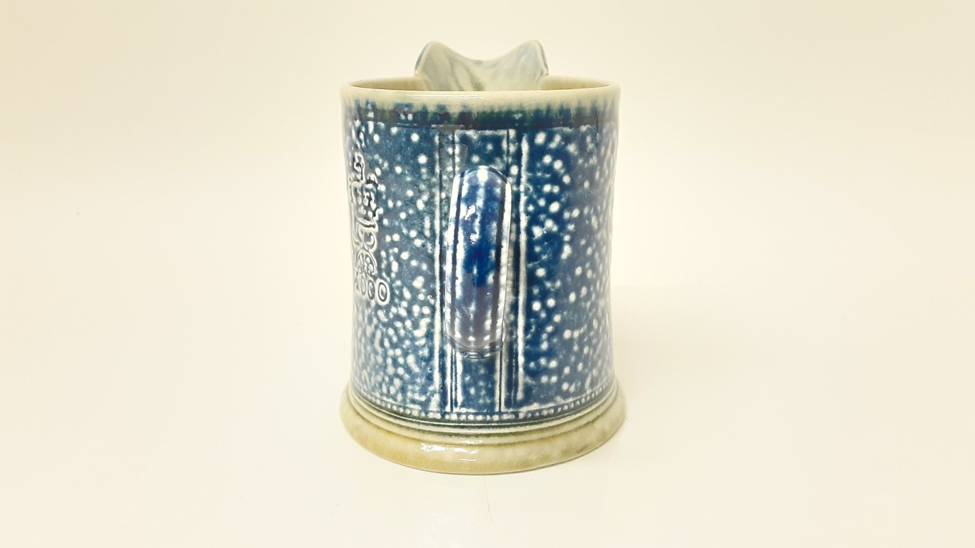 STEVE HARRISON Salt glazed Jug 2000年製 Lot 1186 - Steve Harrison studio pottery salt glazed